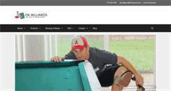 Desktop Screenshot of dkbilliards.com